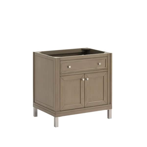 Chicago 35.9 in. W x 23.3 in. D x 32.6 in. H Single Bath Vanity Cabinet Without Top in Walnut Whisper