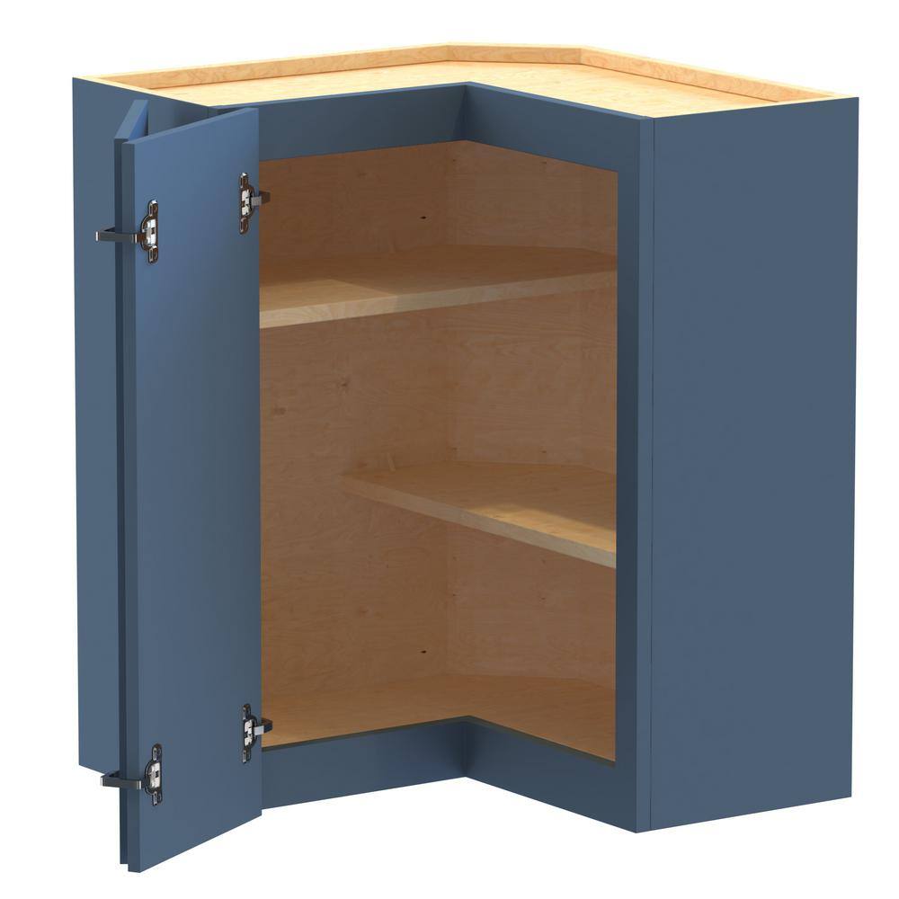 Grayson 24 in. W x 12 in. D x 30 in. H Assembled Plywood Corner Wall Kitche