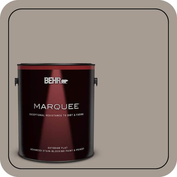 BEHR MARQUEE 1 gal. #N200-4 Rustic Taupe Flat Exterior Paint & Primer