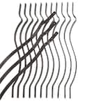 32-1/4 in. x 1 in. Bronze Aluminum Contour Baluster (14-Pack)