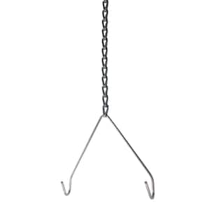 3 ft. White Hook-Style V-Hangers Chain and S-Hook for HBLED Series High Bay Fixtures