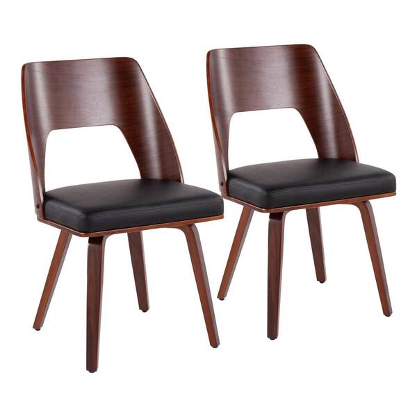 dining chairs walnut legs