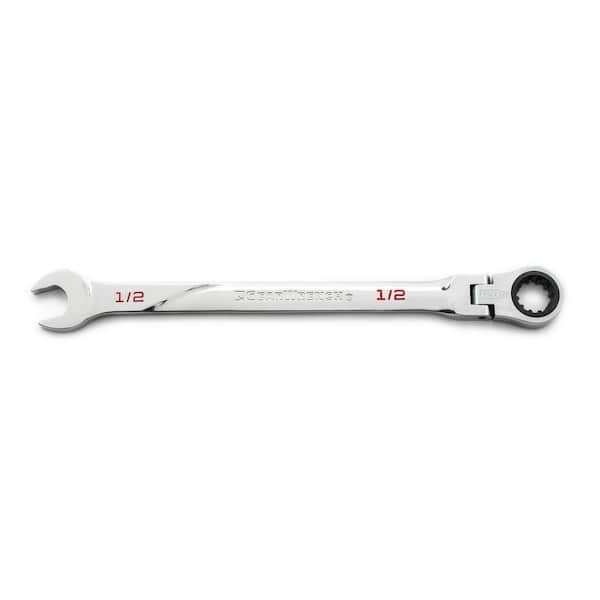 GEARWRENCH 1/2 in. SAE 120XP Universal Spline XL Flex Head Combination Ratcheting Wrench