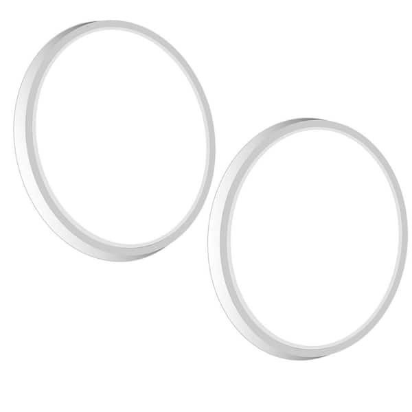 16 in. 40-Watt 4800 Lumens LED Recessed Ceiling Light for Bedroom, Living Room, 5CCT Selectable, ETL Certified (2-Pack)