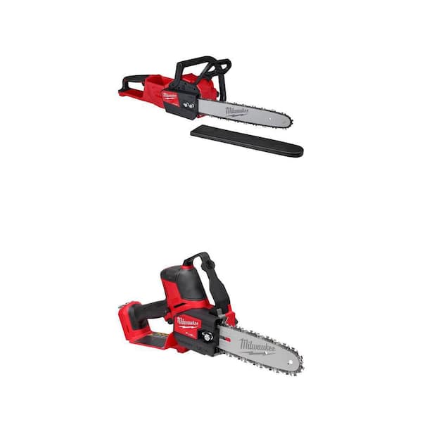 M18 FUEL 16 in. 18V Chainsaw and 8 in. HATCHET Pruning Saw Combo (Tool-Only)