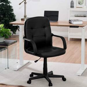 Black Classical Mid-back Executive Office Chair Swivel Computer Chair