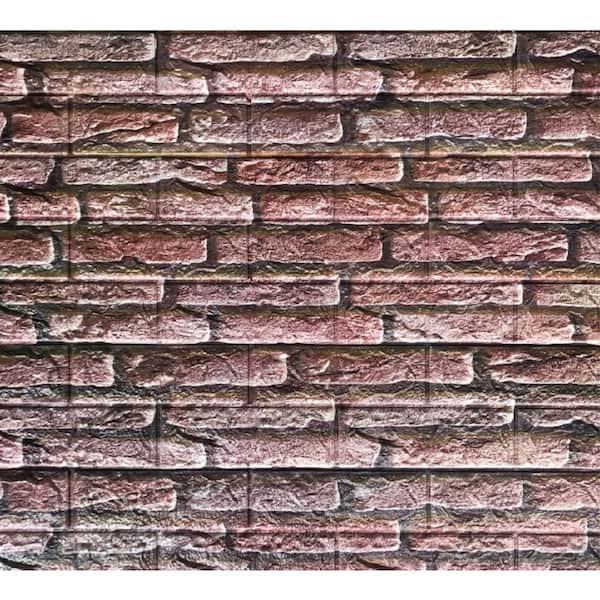 12x12 Ghost Aged Brick Window Cling Christmas Sale CGSignLab 5-Pack 