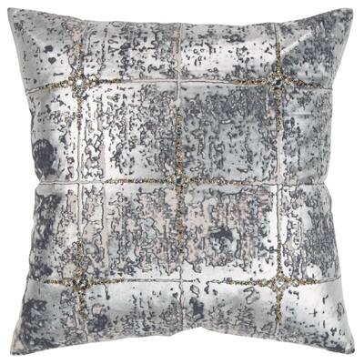 silver lumbar pillow