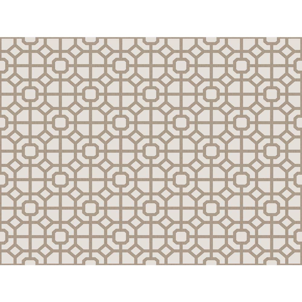 Spring Blossom Collection Geometric Lattice Bronze Matte Finish Non-Pasted 