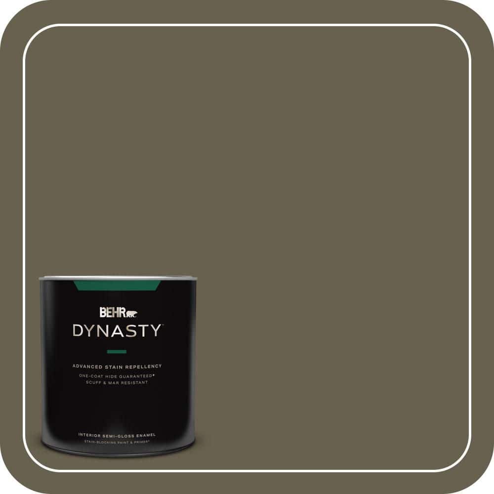 1 qt. #PPU8-25 Ivy Topiary Semi-Gloss Enamel Interior Stain-Blocking Paint and Primer price history on PriceWatchPro