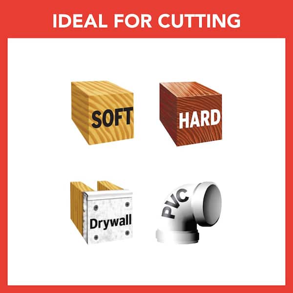 Universal 1-1/4 in. Wood Flush Cutting Oscillating Multi-Tool Blade (10-Piece)