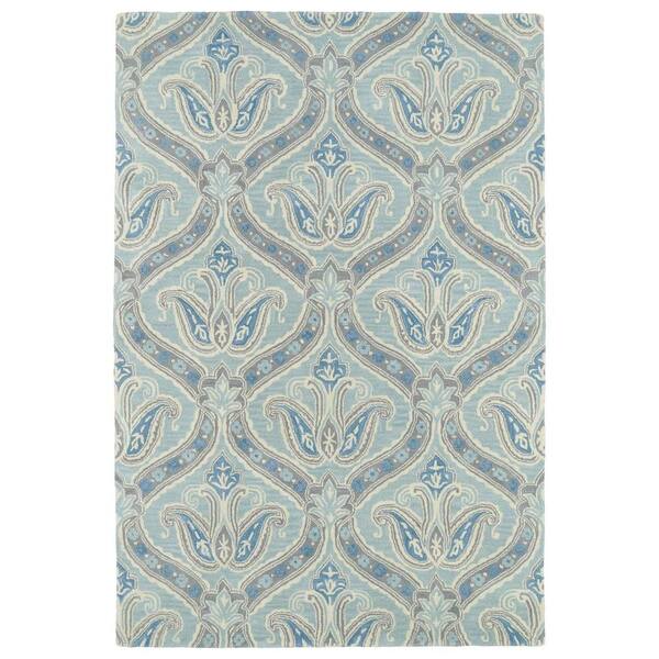 Kaleen Melange Spa 5 ft. x 8 ft. Area Rug