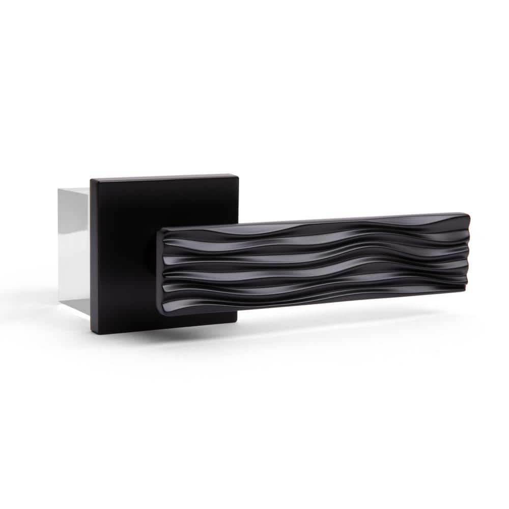 Ridge Matte Black Double Dummy Modern Door Lever price history on PriceWatchPro