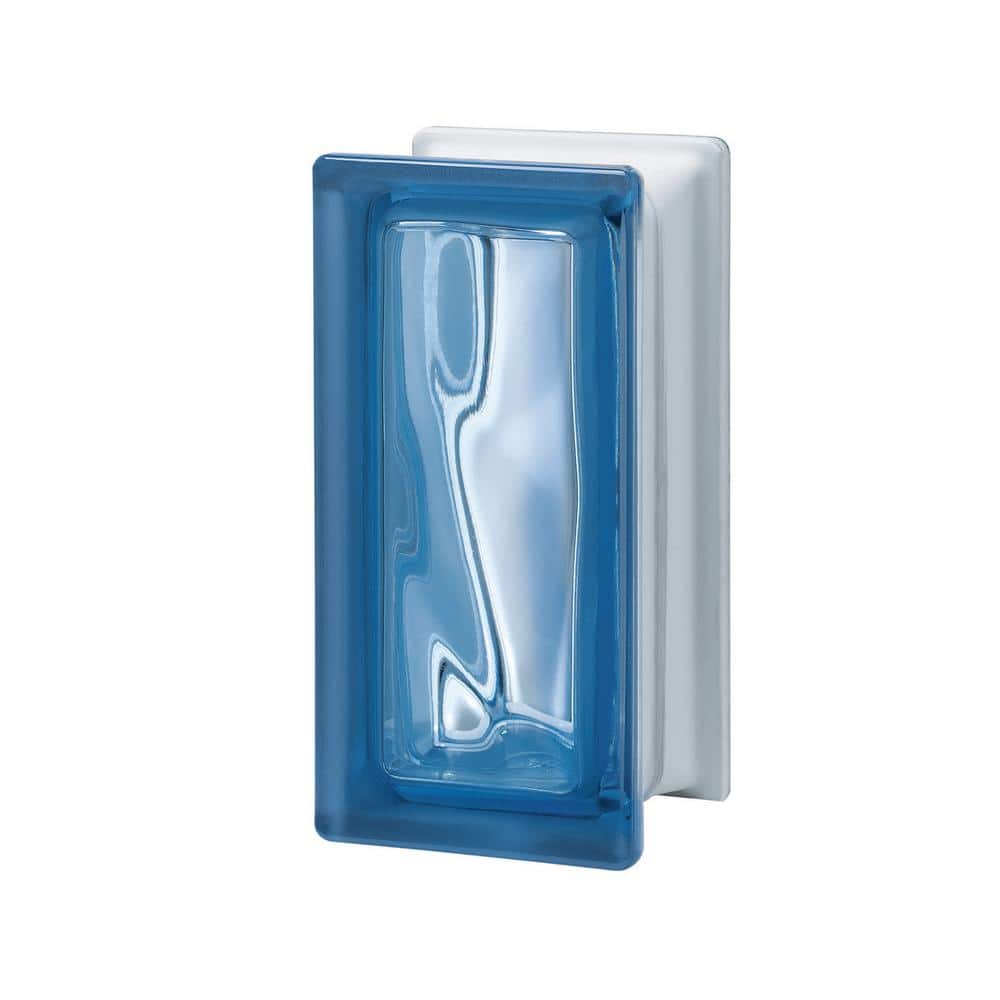 Pegasus Metric Series 3.7 x 7.5 x 3.15 in. Blue R09 (5-Pack) Blue Wave Pattern Glass Block price history on PriceWatchPro