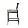 Amisco Madeira 26.75 in. Grey-Beige Counter Stool