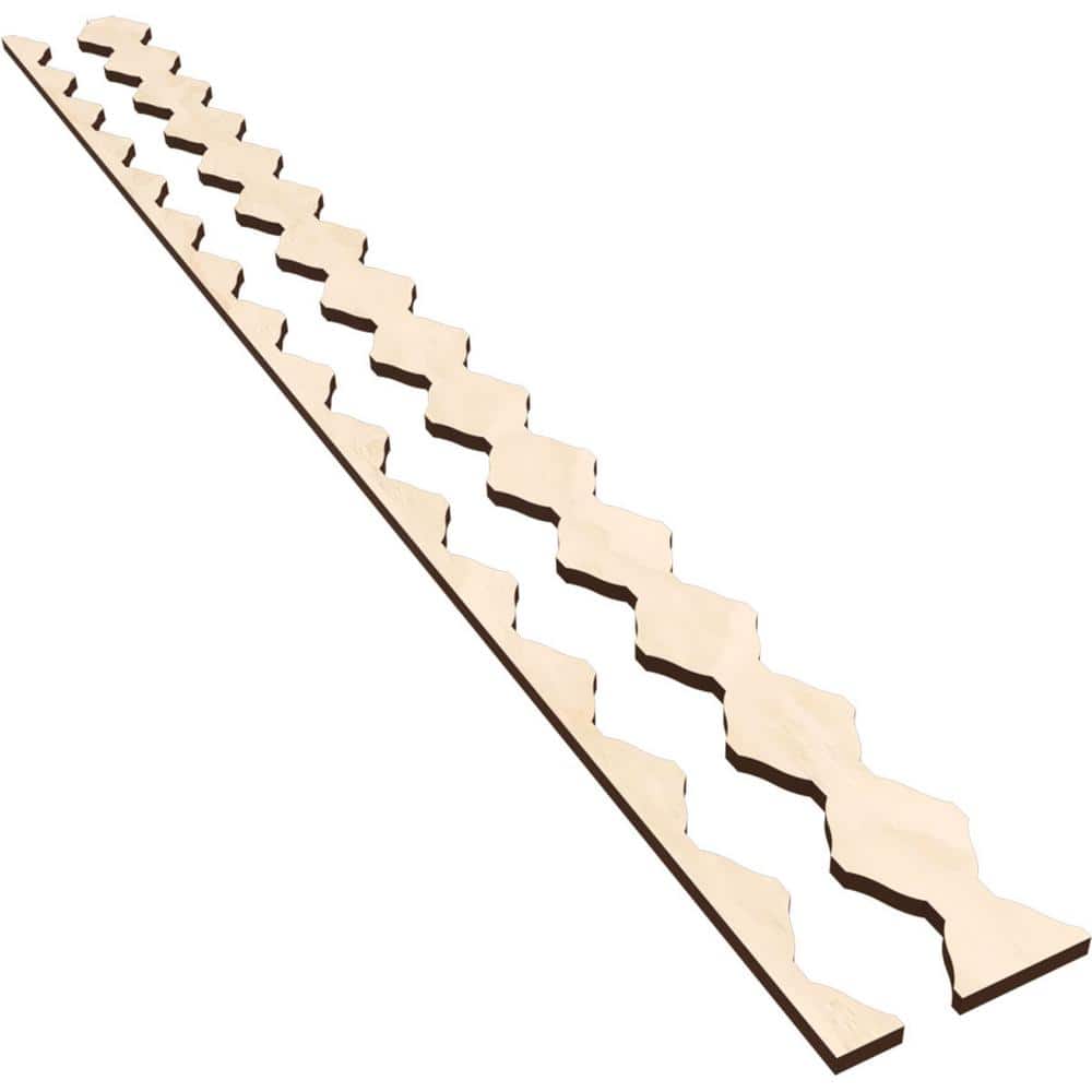 Ekena Millwork Sheyenne 47 in. H x 0.375 in. W Slatwall Panels in