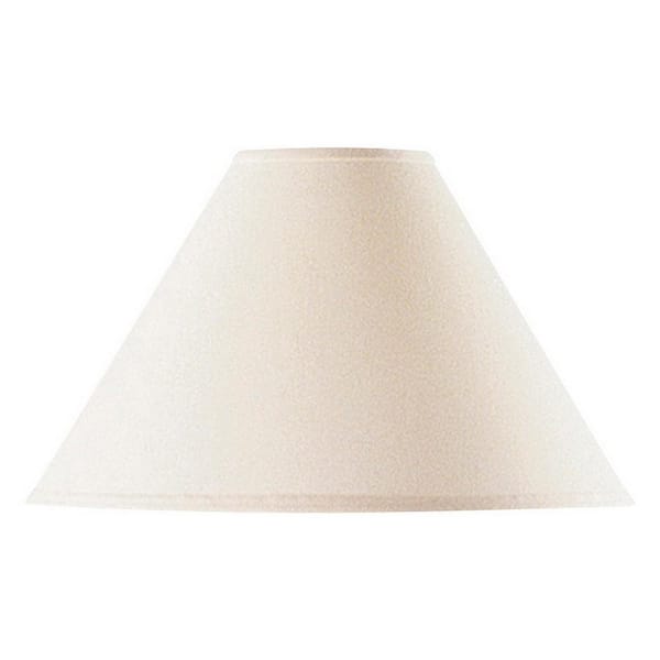 CAL Lighting 10 in. White Fabric Shade