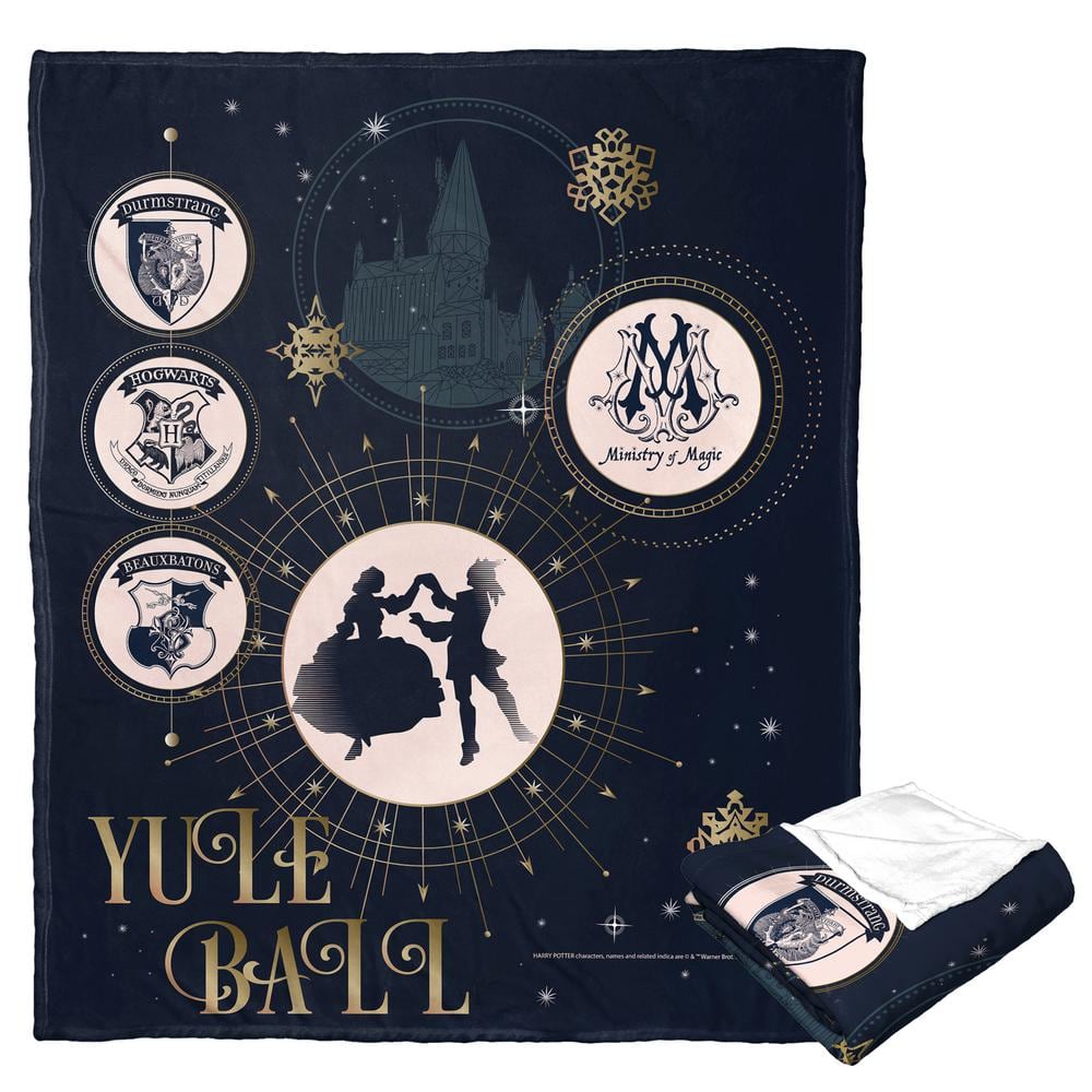 THE NORTHWEST GROUP Harry Potter Silk Touch Multi-Colored Throw Blanket Yule Ball