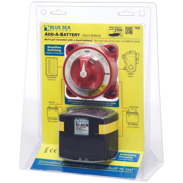 Blue Sea Systems Add-A-Battery Kit -120A