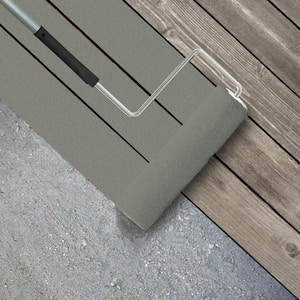 1 gal. #SC-143 Harbor Gray Textured Low-Lustre Enamel Interior/Exterior Porch and Patio Anti-Slip Floor Paint