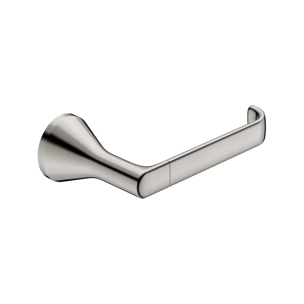 Brushed Nickel Modern Wall Mount Toilet Paper Holder