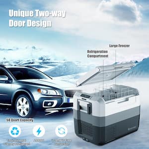 58 Qt. Portable Electric Car Cooler