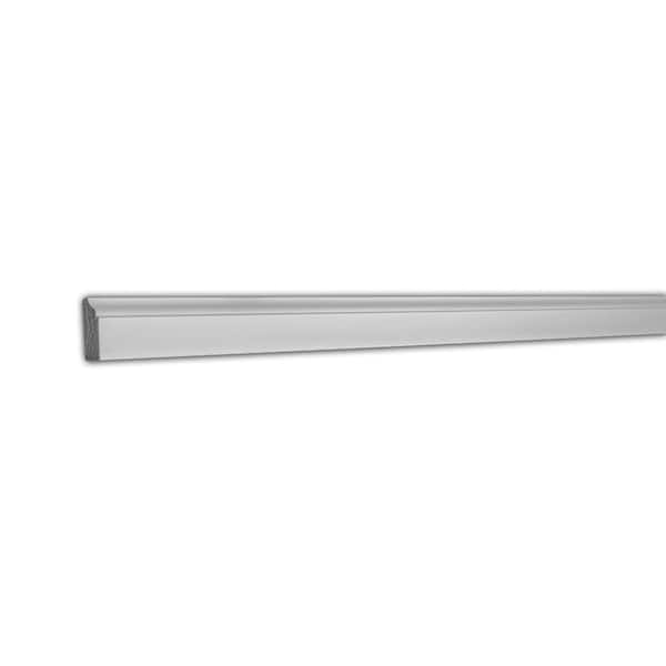 American Pro Decor 1-5/8 in. D x 1-5/8 in. W x 96 in. L Unfinished Polystyrene Door Stop Moulding 48 Lineal Feet (6-Pack)