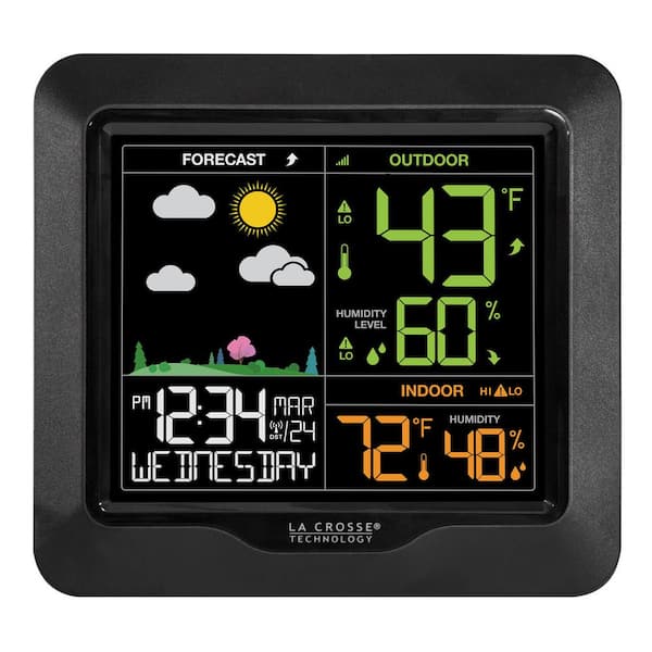 La Crosse Technology Wireless Digital Color Forecast Station with Alerts