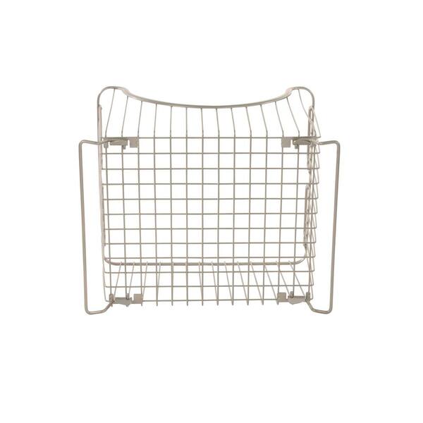  Spectrum Diversified 2-Tier Corner Basket, Satin