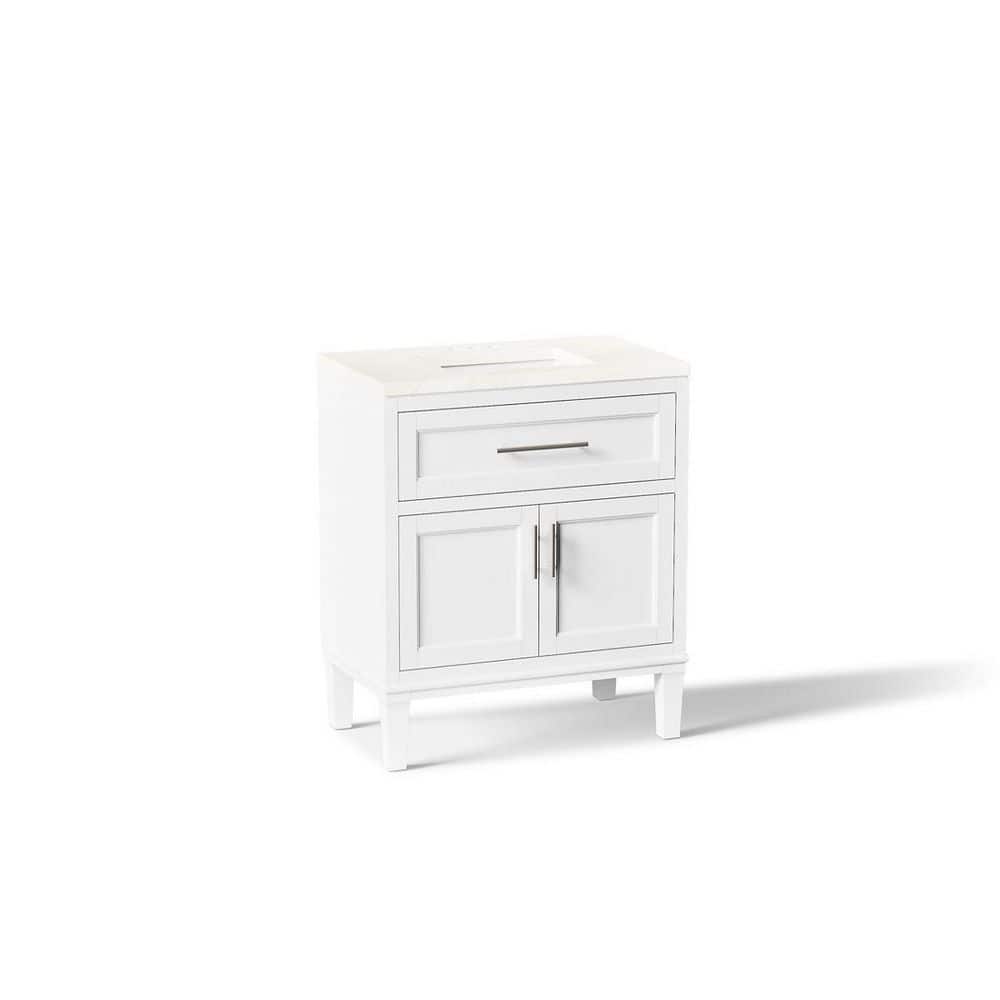 KOHLER Chesil 30in. Single Sink Freestanding White Bath