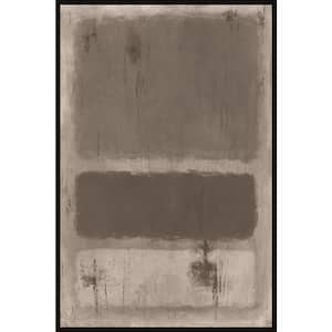 "Unpopular Decision" by Marmont Hill Floater Framed Canvas Abstract Art Print 18 in. x 12 in.
