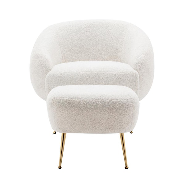 cream teddy armchair