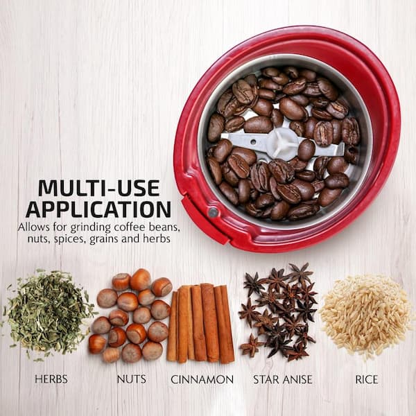Electric Coffee Bean Grinder Seed Spice Crusher Nut Mill Blender