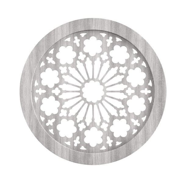 KOHROS 12 in. x 12 in. Classic Round Framed Decorative Mirror