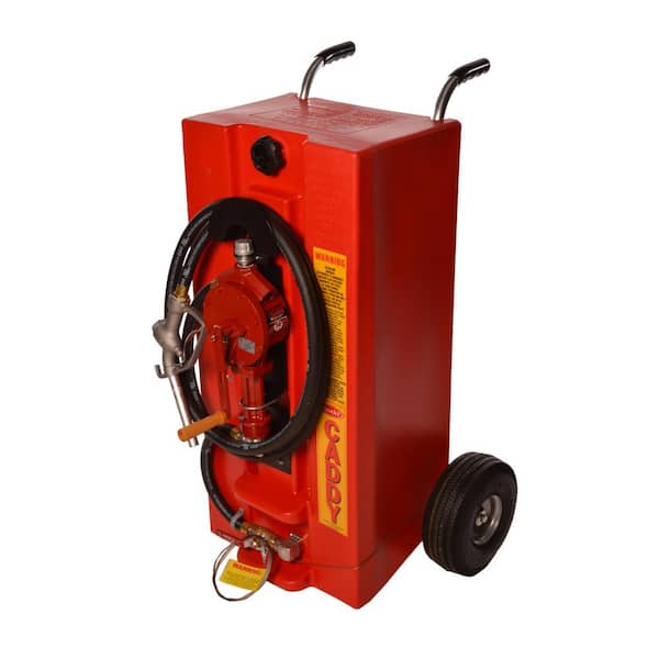 Todd 28 Gal. Gas Caddy With Industrial Hand Crank Pump