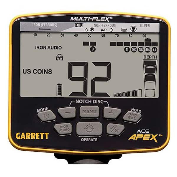 Garrett Metal Detectors ACE APEX Metal Detector (Standard Package), GAR1142320