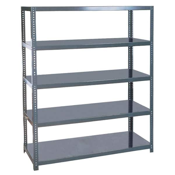 Edsal 72 in. H x 48 in. W x 24 in. D Steel Shelving Unit In Gray