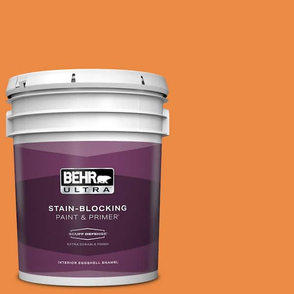 BEHR ULTRA 5 gal. #P230-7 Acapulco Sun Extra Durable Eggshell Enamel Interior Paint & Primer