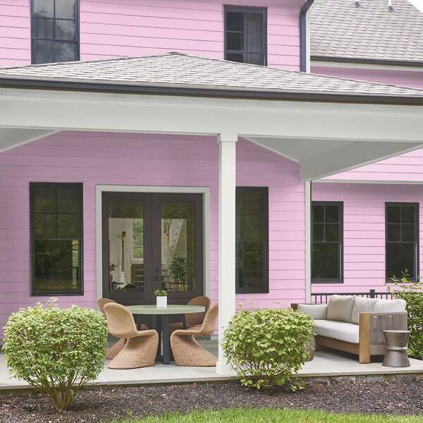 BEHR 1 gal. #P120-1 Starlet Pink Solid Color House and Fence