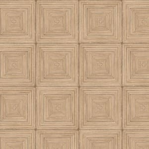 Parquet Vinyl Roll Wallpaper (Covers 56 sq. ft.)