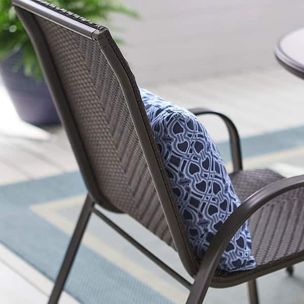 hampton bay stacking wicker outdoor patio dining chair