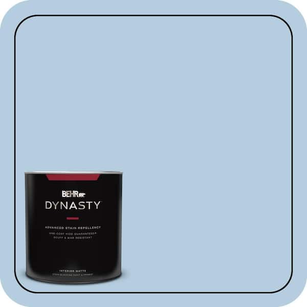 BEHR DYNASTY 1 qt. #PPU14-14 Crystal Waters Matte Interior Stain-Blocking Paint & Primer