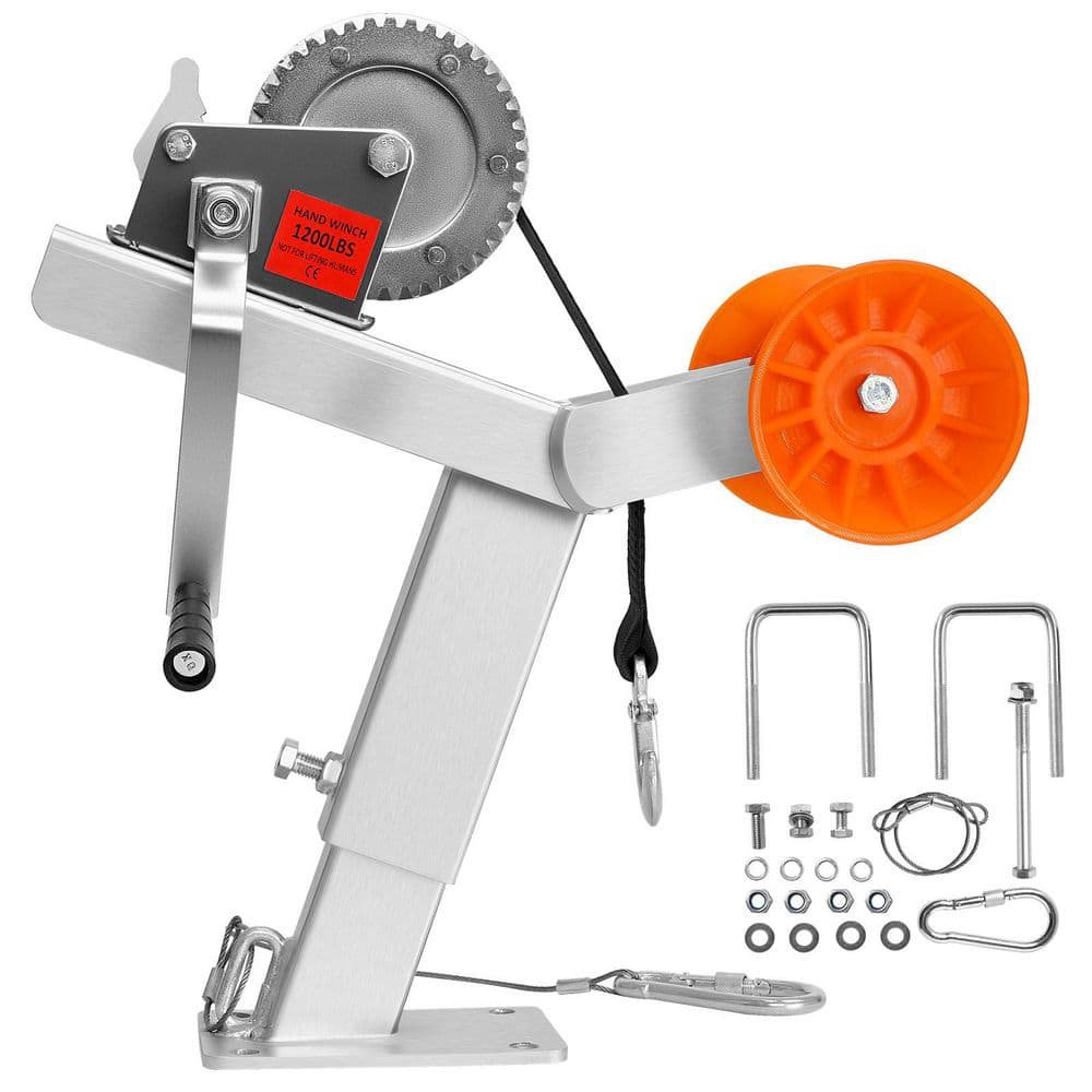 Boat Trailer Winch Stand with Roller, 1200 lbs. Winch & 2 in. x 25 ft. Winch Strap, 2-3 In. W x 3-4 In. H Trailer Tongue price history on PriceWatchPro