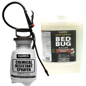 Harris 1 Gal. 5-Minute Egg And Resistant Bed Bug Killer/Professional ...