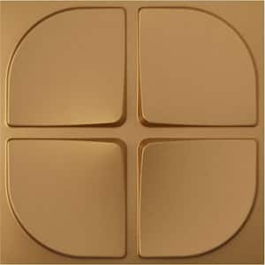 19 5/8 in. x 19 5/8 in. Franklin EnduraWall Decorative 3D Wall Panel, Gold (Covers 2.67 Sq. Ft.)