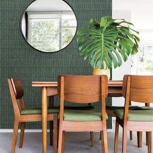 Brixton Green Texture Green Wallpaper Sample