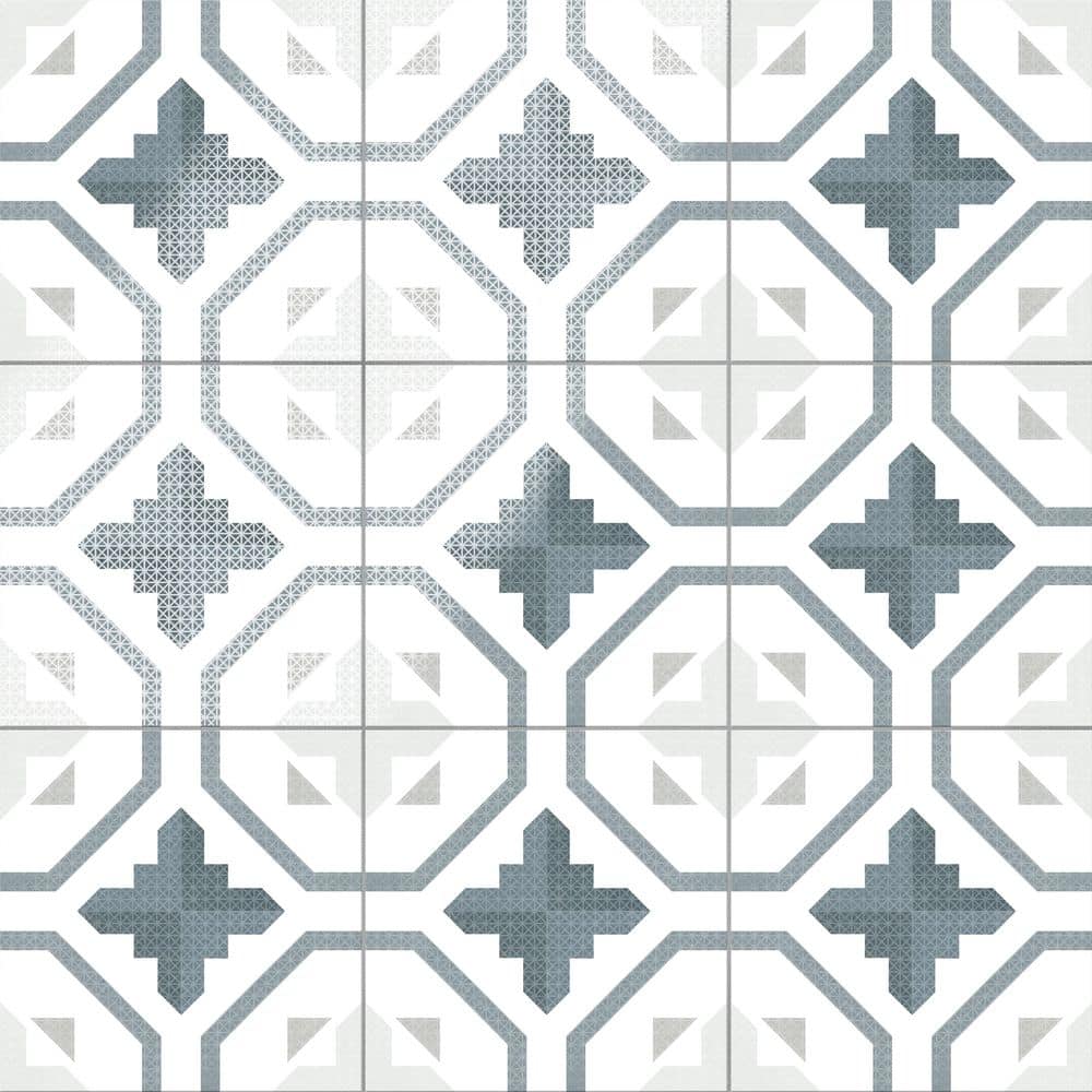 Prisma Anthracite 10 in. x 10 in. Porcelain Floor and Wall Tile (10.88 sq. ft. /Case) price history on PriceWatchPro