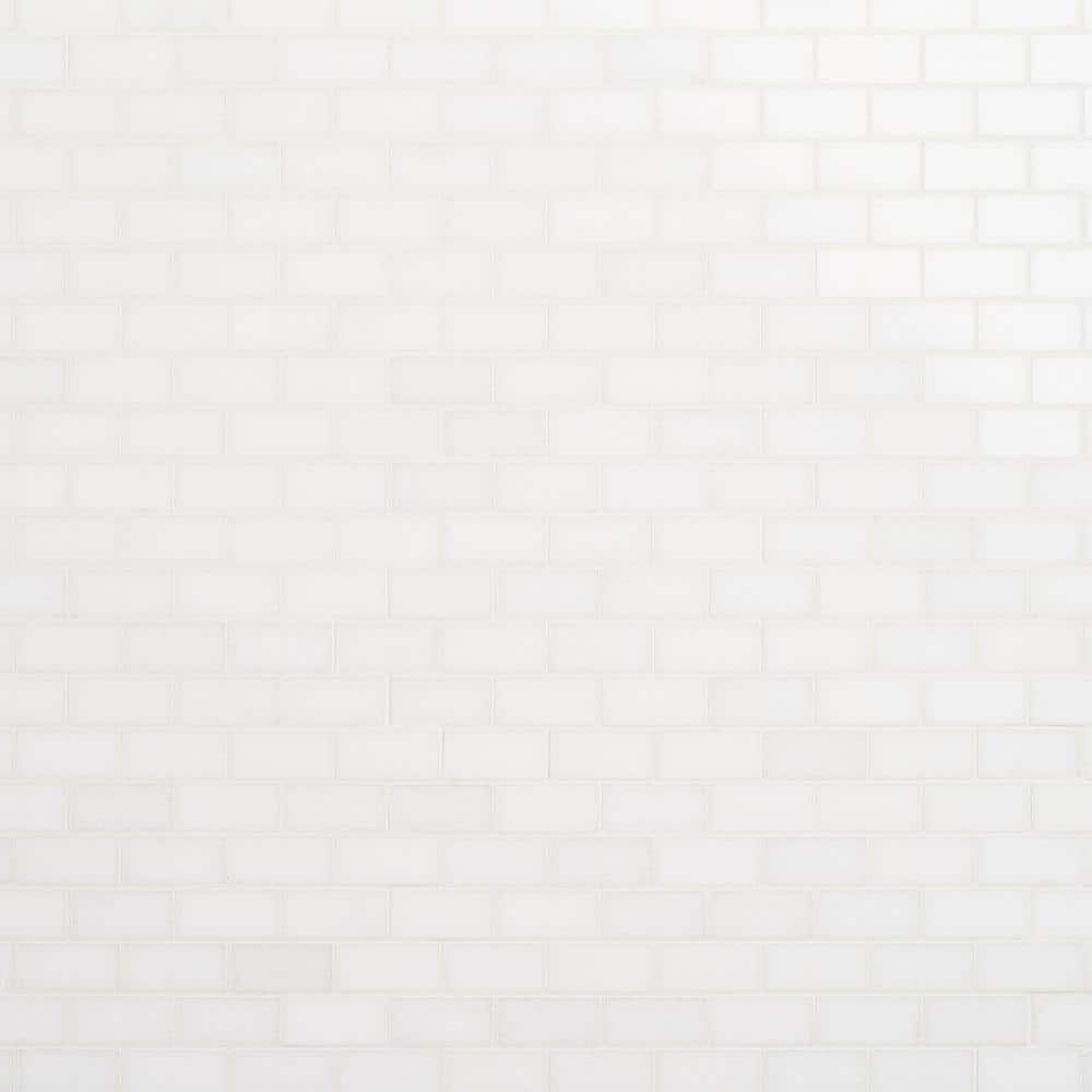 White Thassos Brick Joint 12 in. x 12 in. Polished Mosaic Tile price history on PriceWatchPro