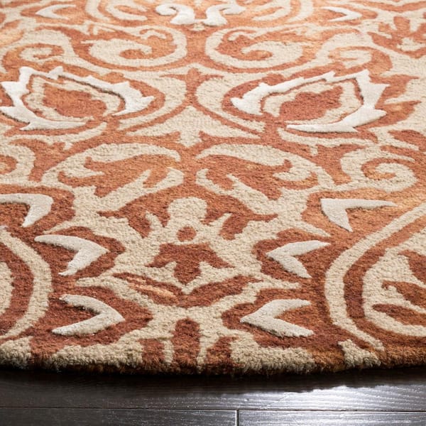 a 4x6 Rectangular Rug Floral Design 100% Original Hand-Knotted in Greenish Blue,Reddish Brown,Beige Colors RugsTC 4'1 x 6'2 Pak Persian Area Rug with Silk & Wool Pile 