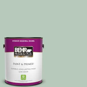 BEHR PREMIUM PLUS 5 gal. #PWN-10 Decorator White Flat Low Odor Interior  Paint & Primer 105005 - The Home Depot